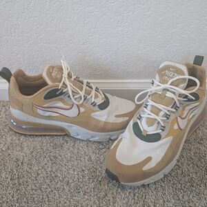 Nike Air Max 270 React “Vast Grey/Club Gold” Men’s 11 – AO4971-700